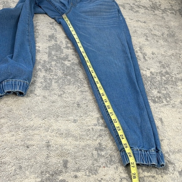 Blank NYC Denim Pull On Jogger Pants Stretch Waist Medium Wash Sz 27 - Picture 11 of 12